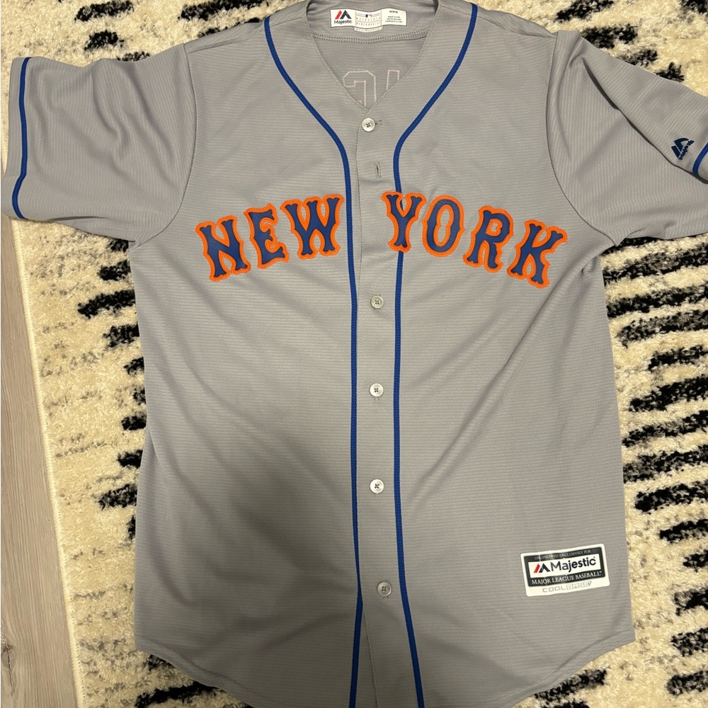 Stitched New York Mets Jersey Size Medium